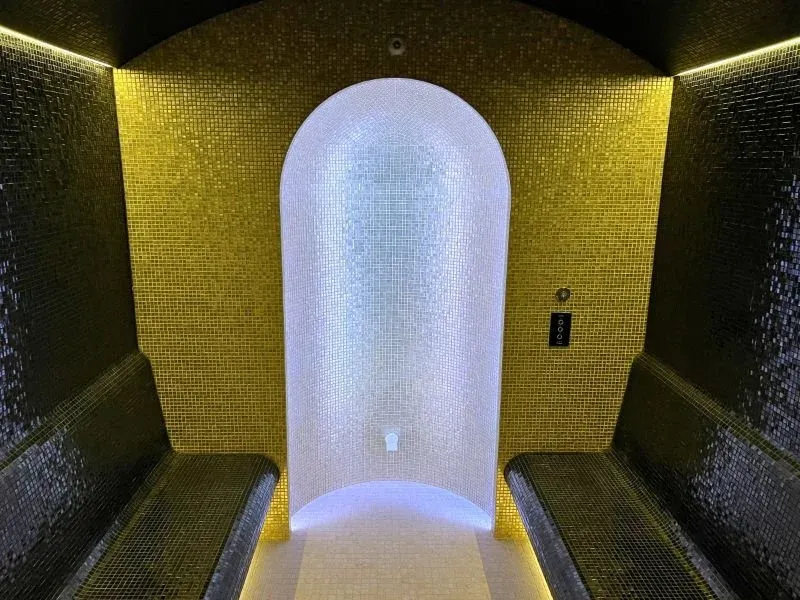 Sauna parowa z mozaiką